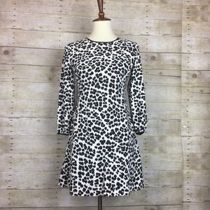 Loft off white Cheetah Print Dress Sz 00P